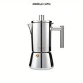 Moka Pot Stainless Steel Induction Compatible & Dishwasher Safe