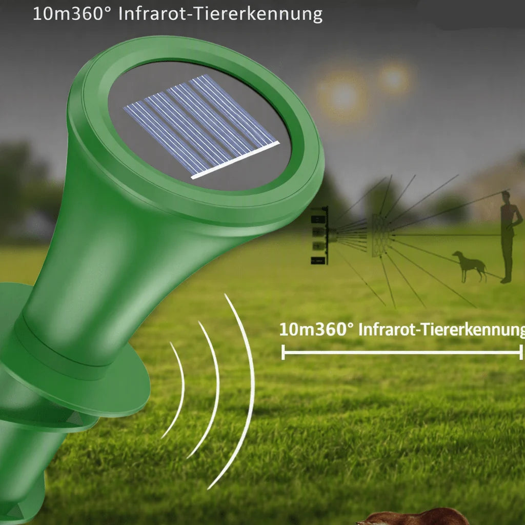 Mole Repellent Solar-Powered Silent Vibration Two Acre Coverage