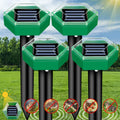 Mole Repeller Solar Powered Ultrasonic Waterproof