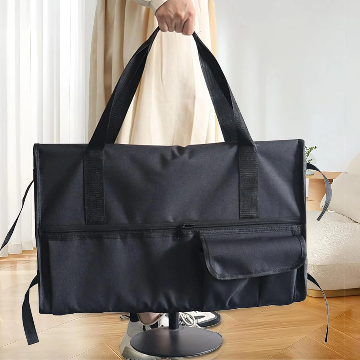 Monitor Case Padded Flannel Lined Fits 21 x 28