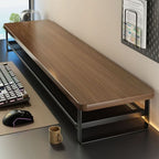 Monitor Stand Two-Tier Ergonomic Pull-Out Drawer