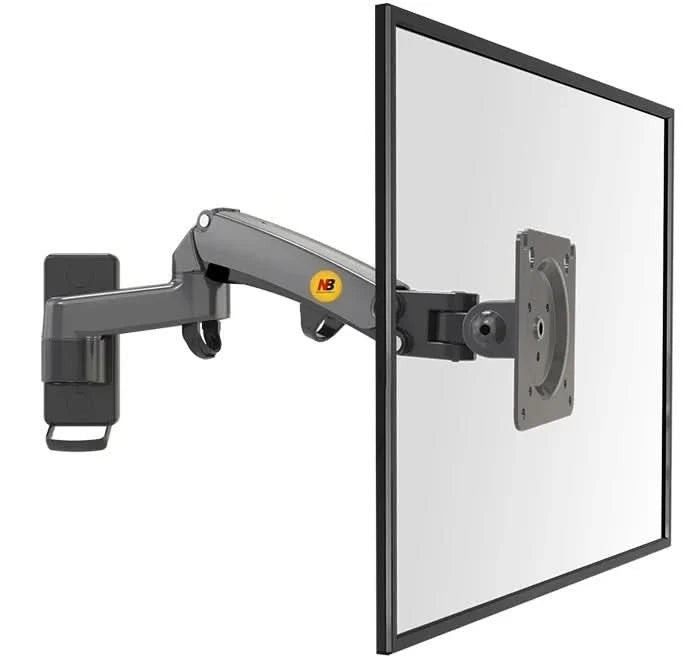 Monitor Wall Mount Gas-Spring Dual-Arm Full Motion