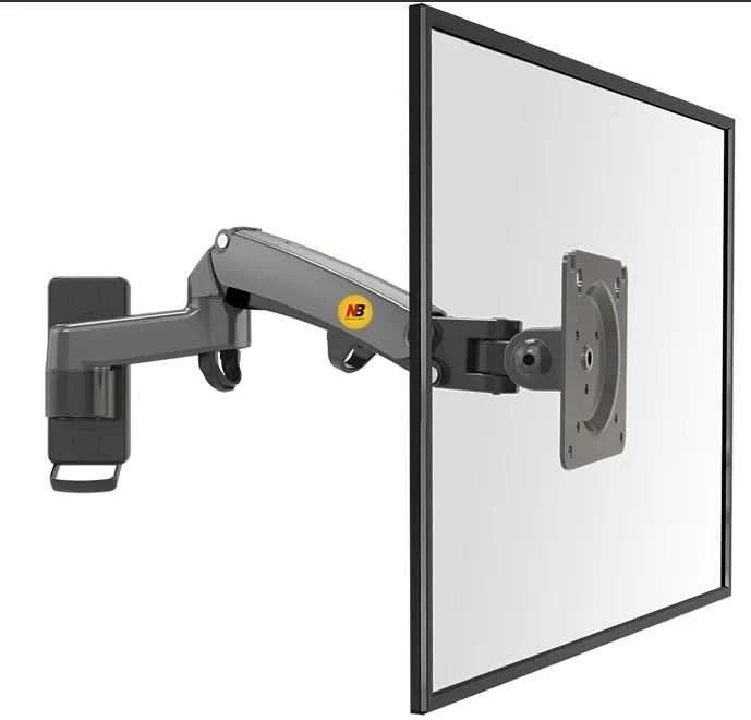 Monitor Wall Mount Gas-Spring Dual-Arm Full Motion