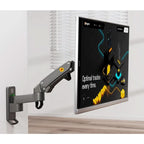 Monitor Wall Mount Gas-Spring Dual-Arm Full Motion