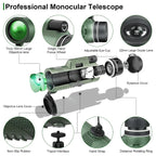 Monocular 600x Zoom Multi-Coated HD Lens