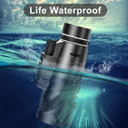 Monocular 80x Magnification BAK4 Prism Waterproof