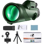 Monocular 80x Magnification BAK4 Prism Waterproof
