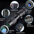 Monocular Telescope 10-300X Night Vision Anti-Vibration