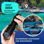 Monocular Telescope 10-300X Night Vision Anti-Vibration