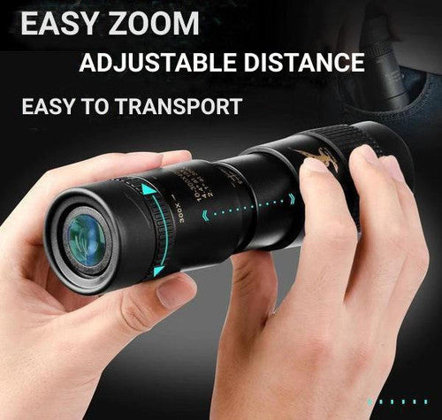 Monocular Telescope 10-300X Night Vision Anti-Vibration