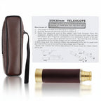 Monocular Telescope 25x Zoom Compact Collapsible Water-Resistant