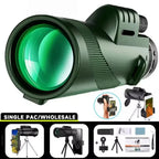 Monocular Telescope 80x Magnification BAK4 Prism