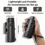 Monocular Telescope 8x Magnification Phone Adapter & Tripod