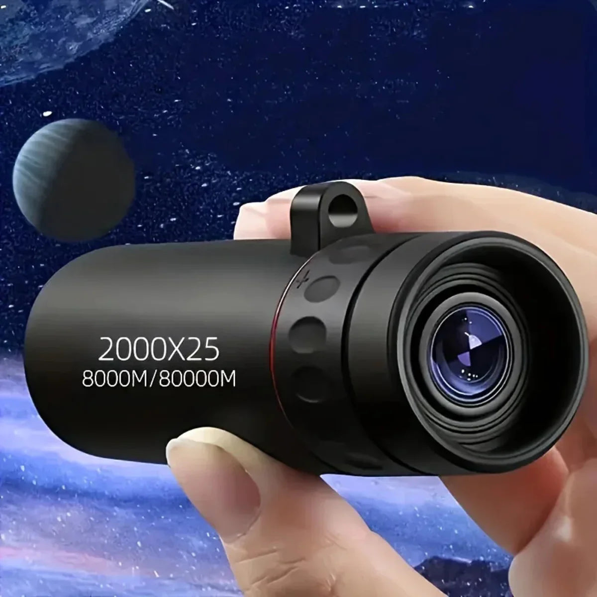 Monocular Telescope High-Power HD Zoom Phone Mount Anti-Slip Grip