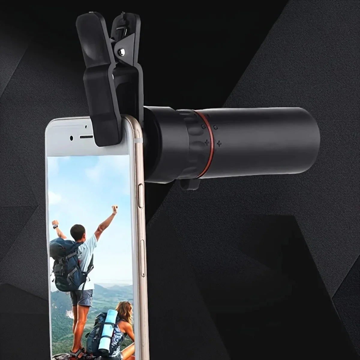 Monocular Telescope High-Power HD Zoom Phone Mount Anti-Slip Grip