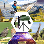 Monocular Ultra-Zoom Multi-Coated HD Glass