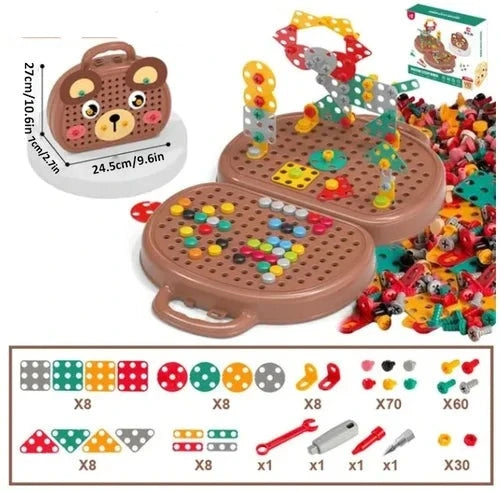 Montessori Kit Electric Screwdriver & Tools