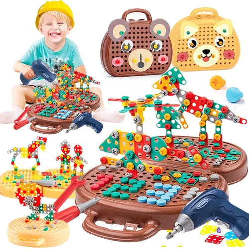 Montessori Kit Electric Screwdriver & Tools