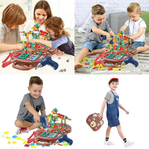 Montessori Kit Electric Screwdriver & Tools