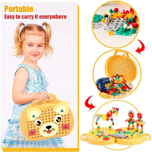 Montessori Kit Electric Screwdriver & Tools