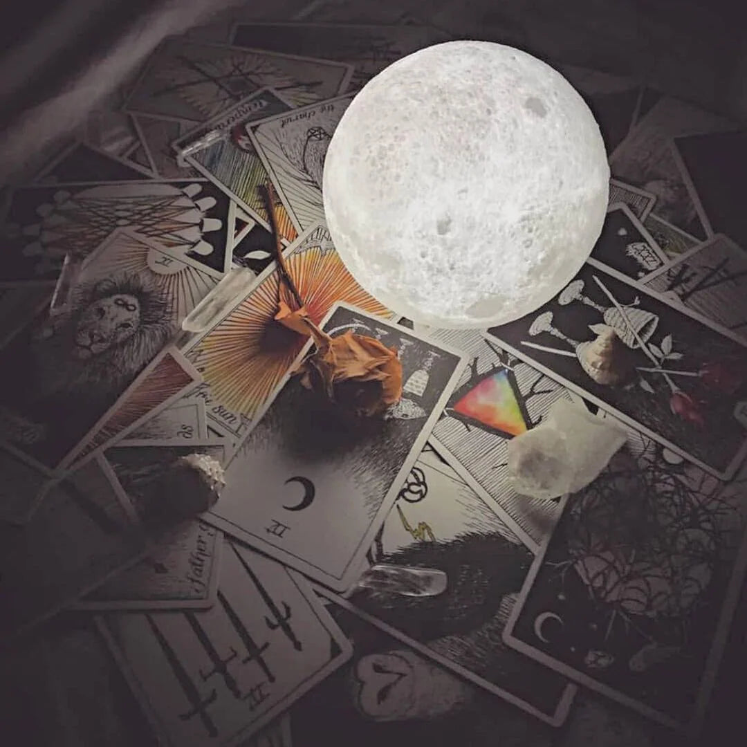 Moon Lamp 3D Printed Touch Control & Rechargeable