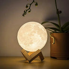 Moon Lamp 3D Printed Touch Control & Rechargeable