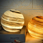Moon Lamp Glass 16 Colors Remote Control