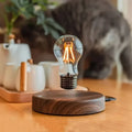 Moon Lamp Levitating Touch Control Wooden Base