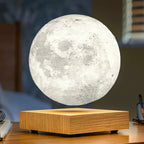 Moon Lamp Magnetic Levitation Warm & Cool Light