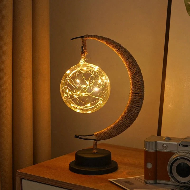 Moon Lamp Realistic Crater Texture Battery Powered