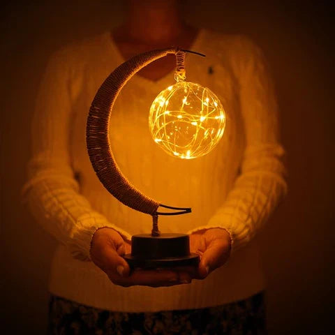 Moon Lamp Realistic Crater Texture Battery Powered