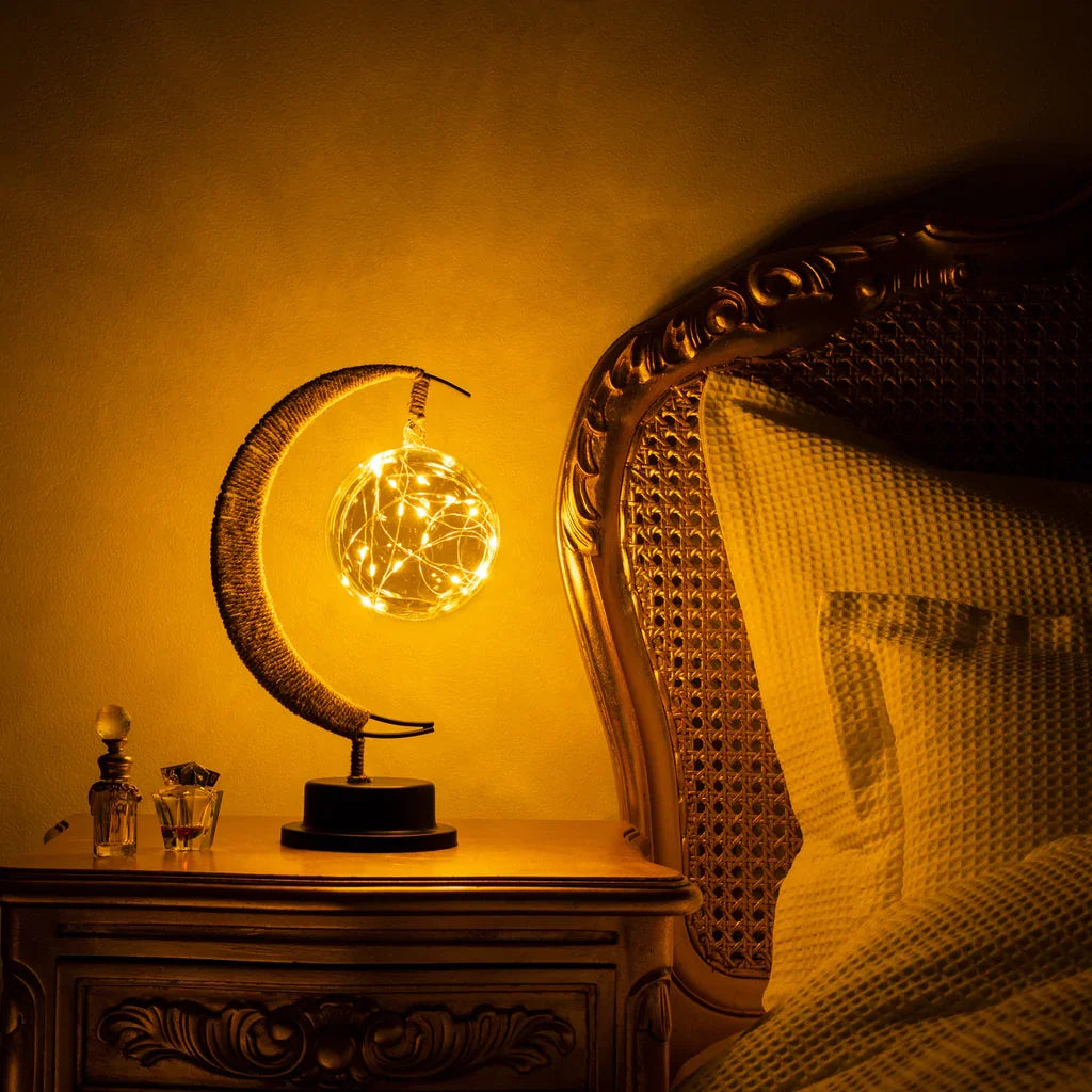 Moon Lamp Realistic Crater Texture Battery Powered