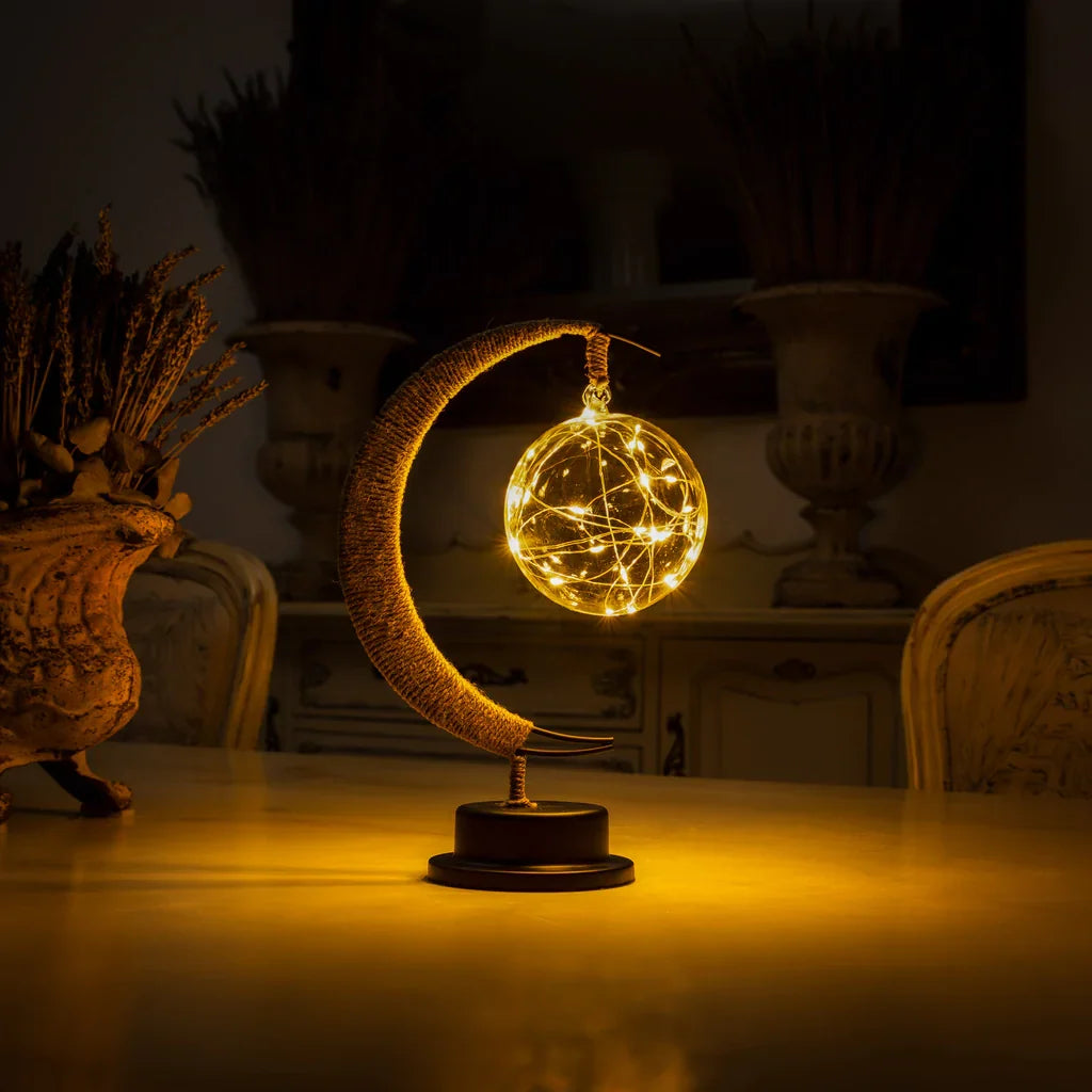Moon Lamp Realistic Crater Texture Battery Powered