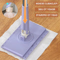 Mop Hands-Free Cloth Switching & 360° Swivel Foldable Handle