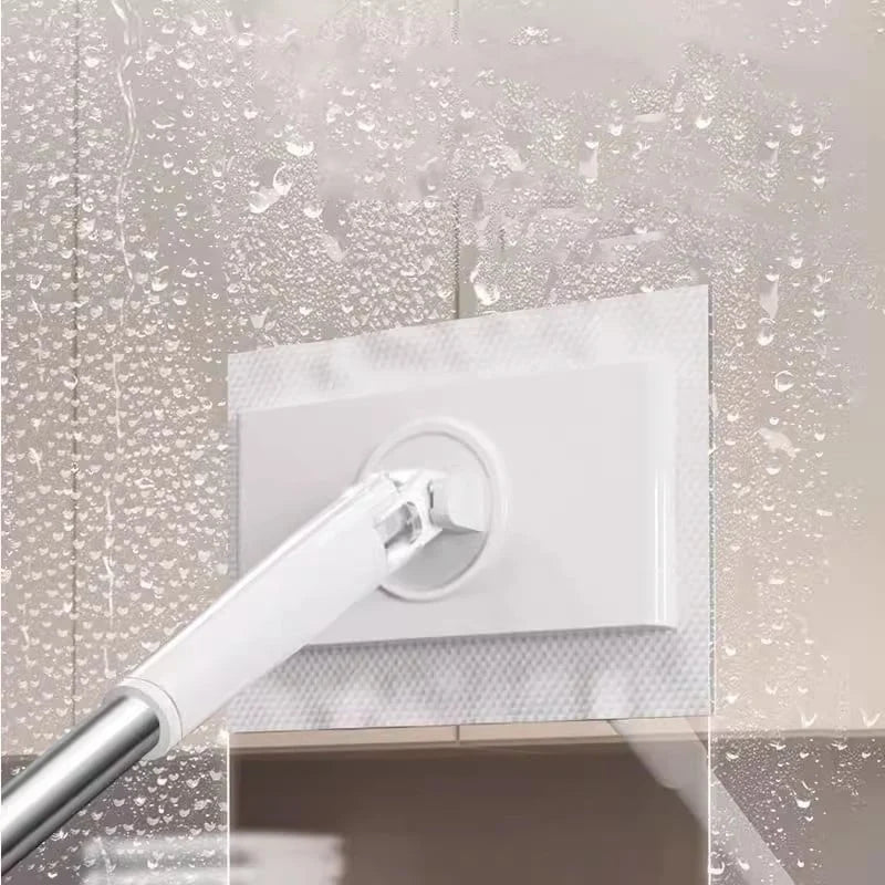 Mop Hands-Free Cloth Switching & 360° Swivel Foldable Handle