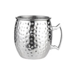 Moscow Mule Mug Stainless Steel Hammered, Diamond & Smooth
