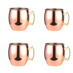 Moscow Mule Mug Stainless Steel Hammered, Diamond & Smooth