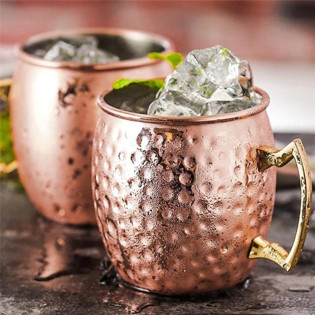 Moscow Mule Mug Stainless Steel High-Gloss Shatter-Resistant