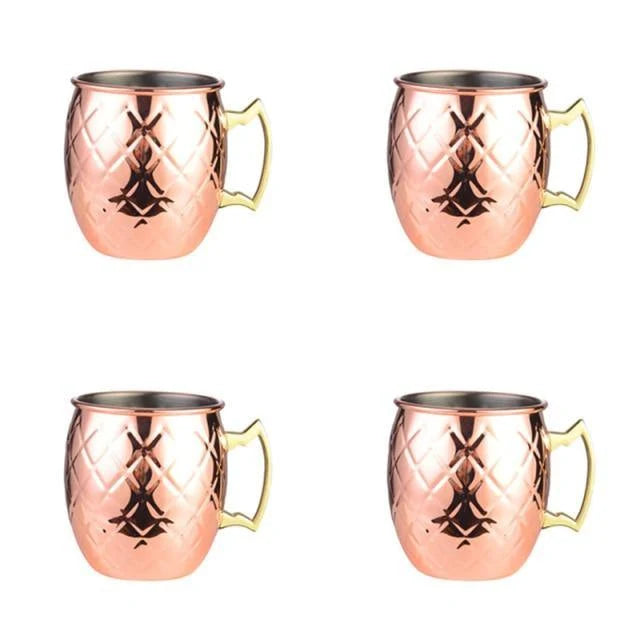 Moscow Mule Mug Stainless Steel High-Gloss Shatter-Resistant