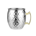 Moscow Mule Mug Stainless Steel High-Gloss Shatter-Resistant
