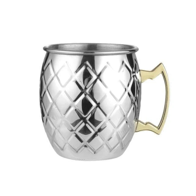 Moscow Mule Mug Stainless Steel High-Gloss Shatter-Resistant