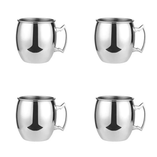 Moscow Mule Mug Stainless Steel High-Gloss Shatter-Resistant