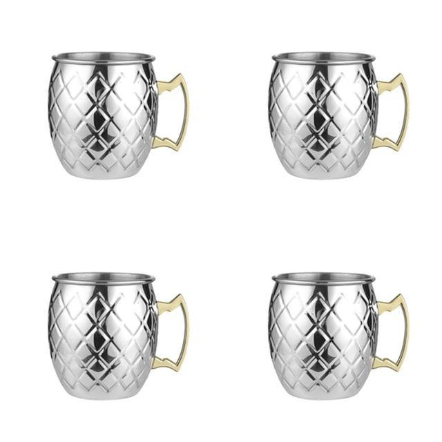 Moscow Mule Mug Stainless Steel High-Gloss Shatter-Resistant