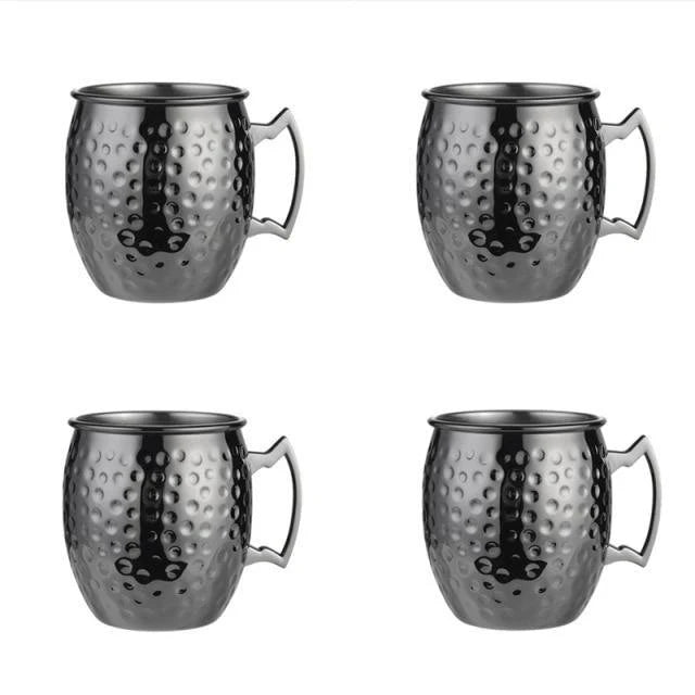 Moscow Mule Mug Stainless Steel High-Gloss Shatter-Resistant