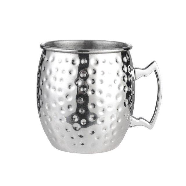 Moscow Mule Mug Stainless Steel High-Gloss Shatter-Resistant