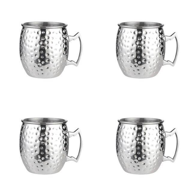Moscow Mule Mug Stainless Steel High-Gloss Shatter-Resistant