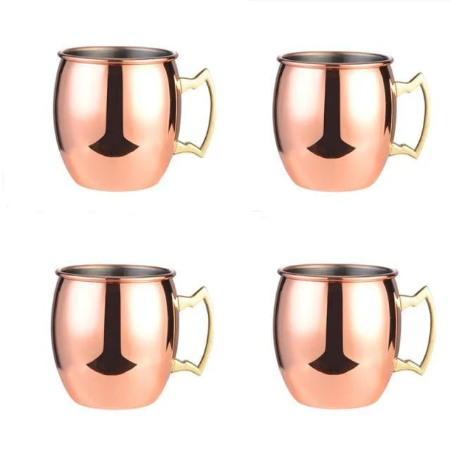 Moscow Mule Mug Stainless Steel High-Gloss Shatter-Resistant