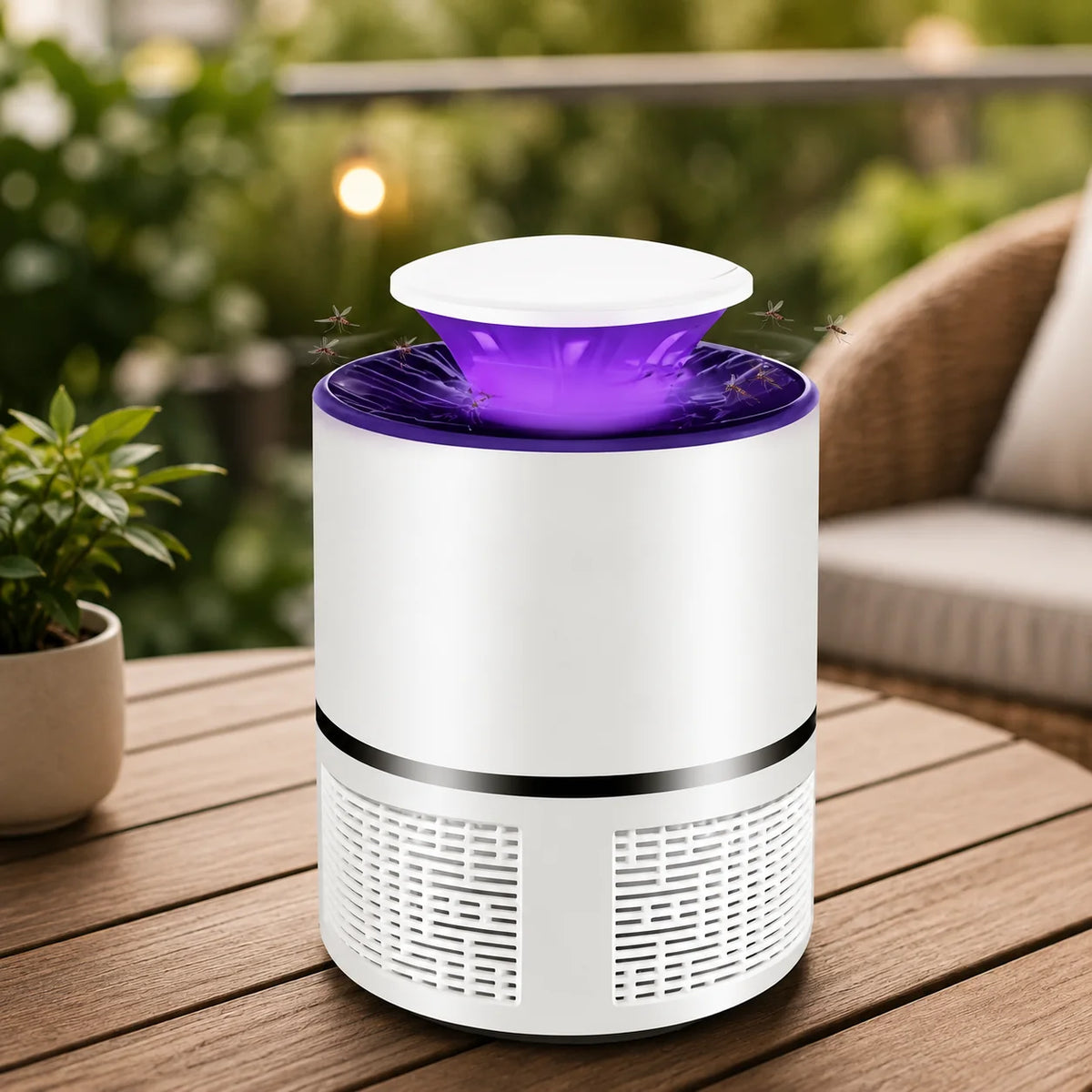 Mosquito Killer Lamp Ambient Blue Flame USB-Powered & Quiet