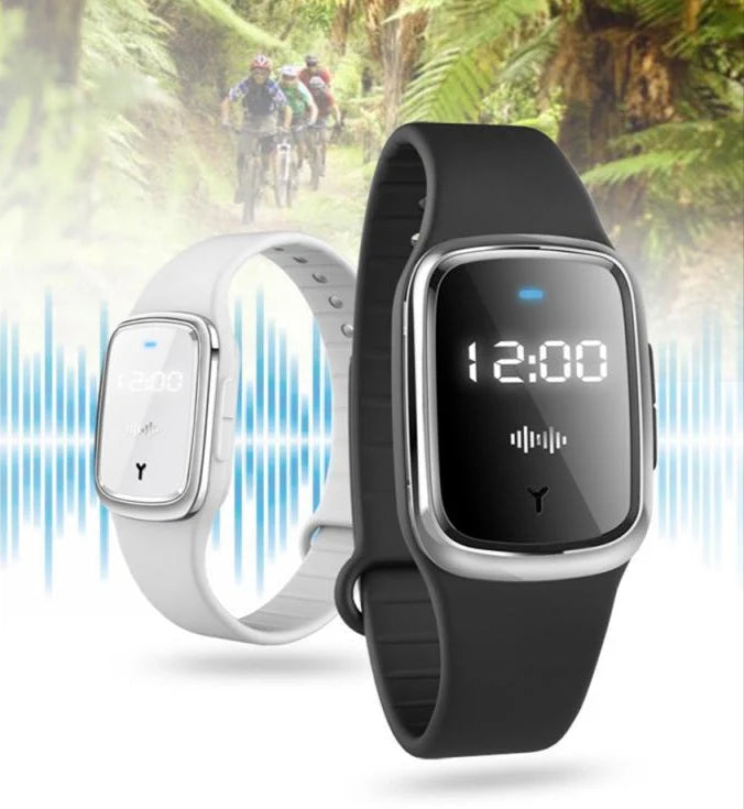 Mosquito Repellent Wristband USB Rechargeable Ultrasonic Chemical Free