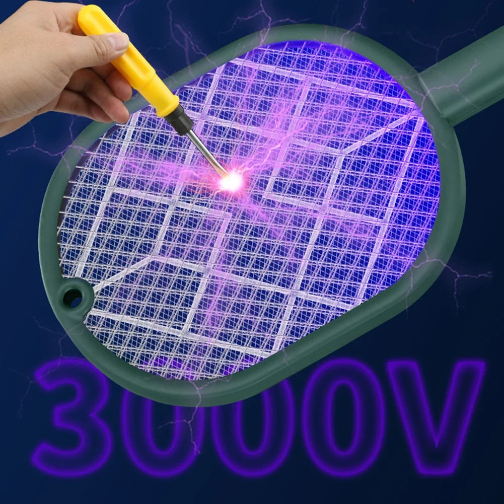 Mosquito Swatter USB Rechargeable UV Light Handheld & Freestanding